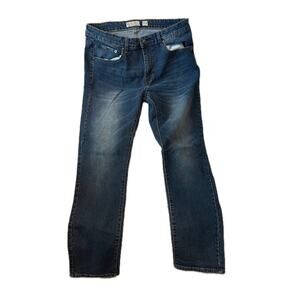 MBX Straight Fit Blue Jeans Mens 36x32M